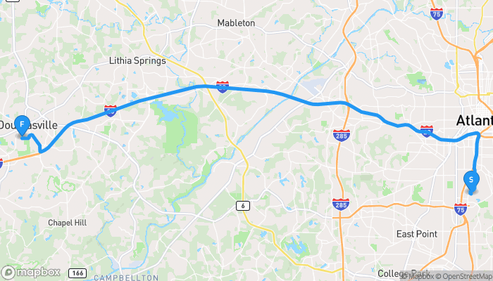 Route map from 245 Amal Drive Southwest to 6785 Selman Drive