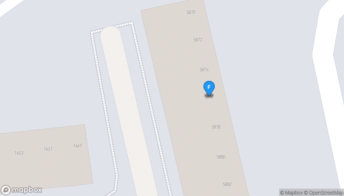 Route map from 5876 Oakbrook Lake Drive to 5876 Oakbrook Lake Drive